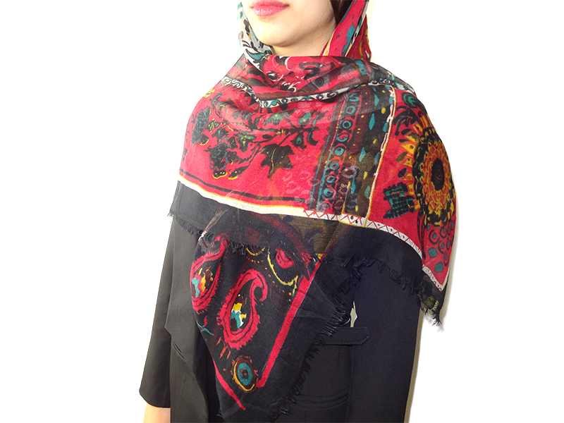  روسری چهار فصل نخی در رنگ‌‌‌‌های مختلف Miss Maral